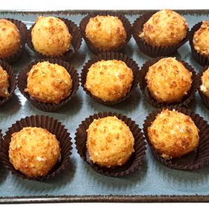 Хрупкави кашкавалени топчета